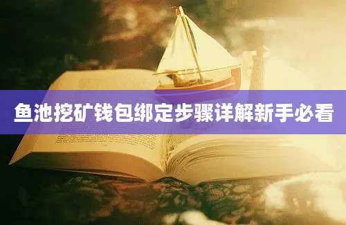 鱼池挖矿钱包绑定步骤详解新手必看