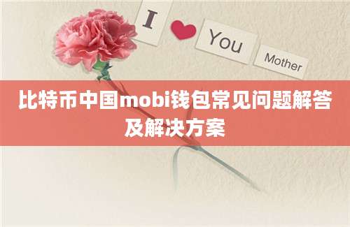 比特币中国mobi钱包常见问题解答及解决方案