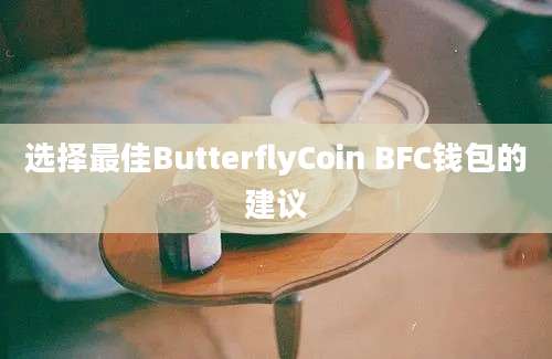 选择最佳ButterflyCoin BFC钱包的建议