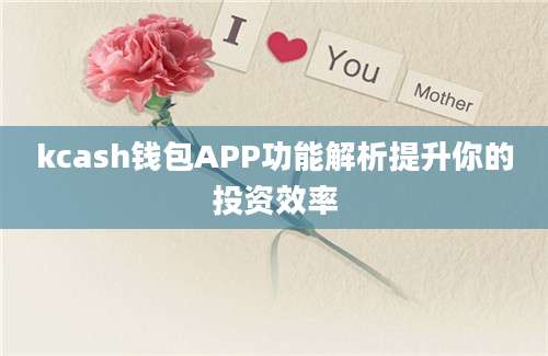 kcash钱包APP功能解析提升你的投资效率