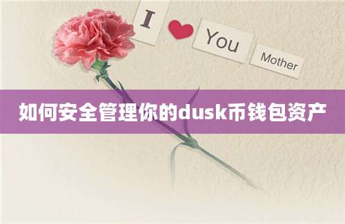 如何安全管理你的dusk币钱包资产