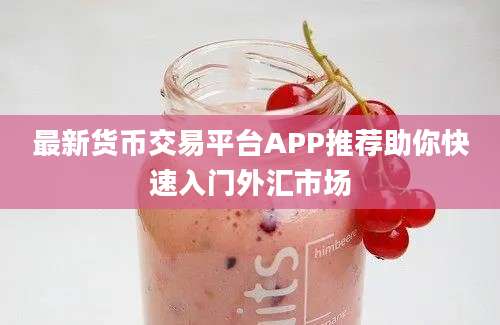 最新货币交易平台APP推荐助你快速入门外汇市场