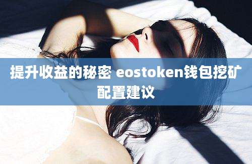 提升收益的秘密 eostoken钱包挖矿配置建议